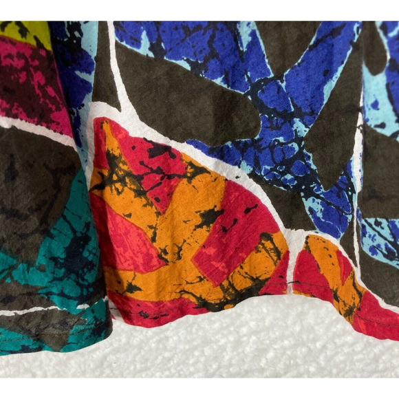 Vintage Y2K Madison Studio Patchwork Multicolor Colorful Maxi Skirt Pull On 14 - Picture 14 of 14